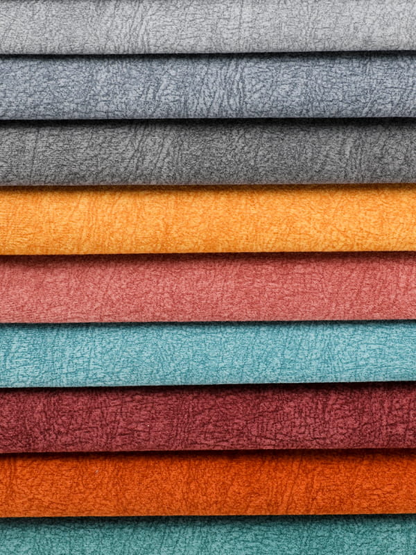 SOFA naka -print na tela ng pelus