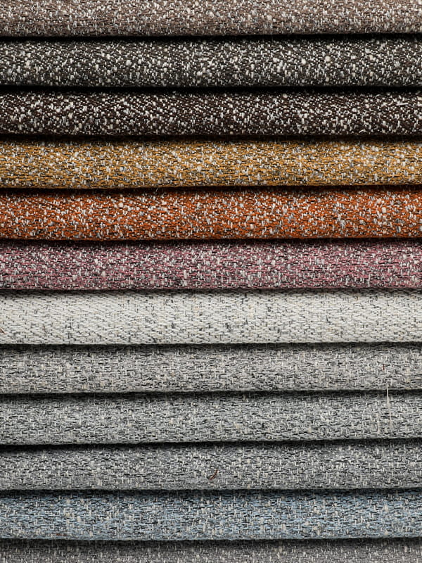 Polyester at linen na tela para sa sofa