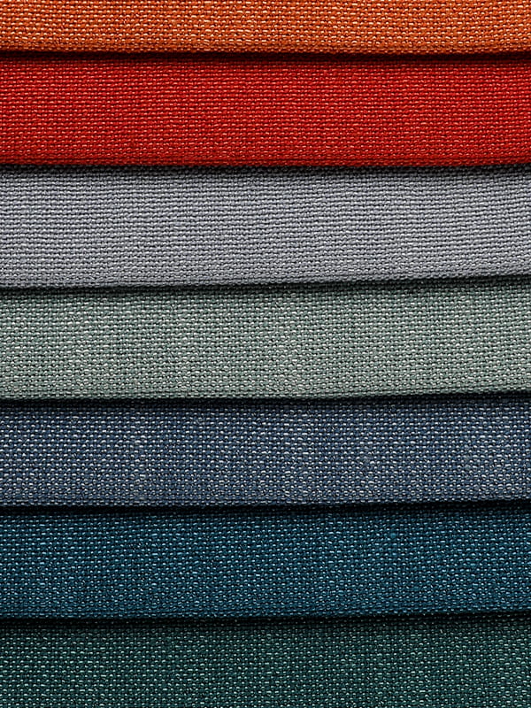 Nautilus sofa plain polyester at linen na tela