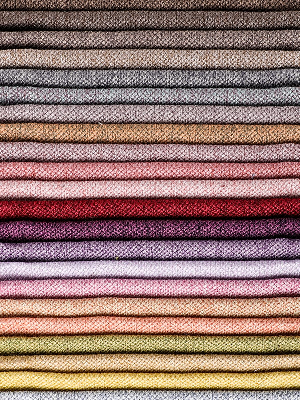 Polyester at linen na tela para sa sofa