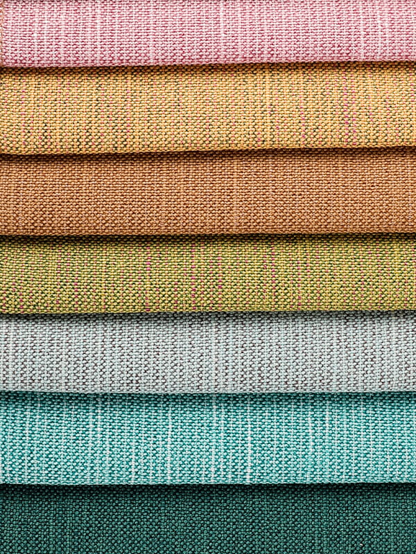 Polyester at linen na tela para sa sofa