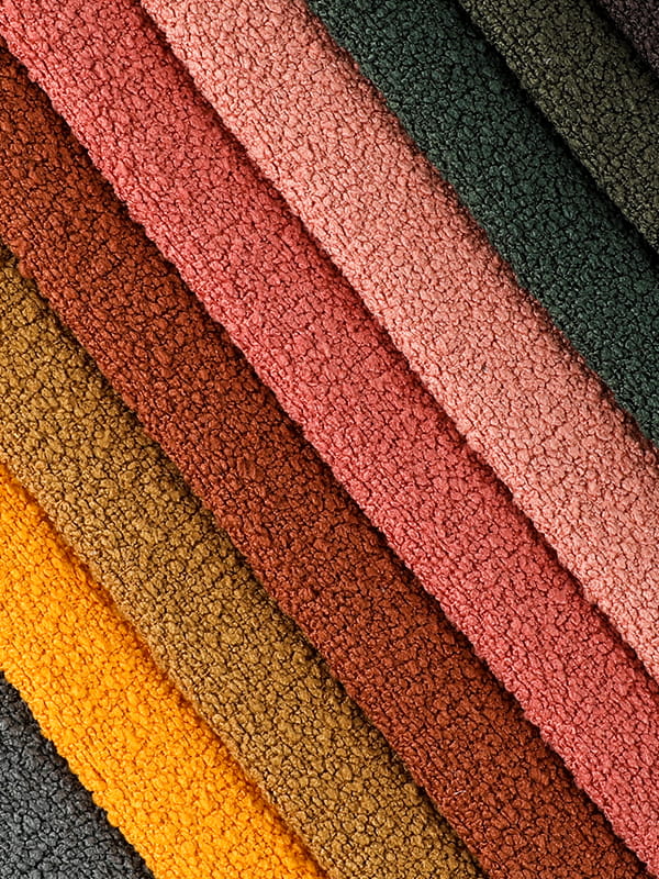 Honeysuckle loop yarn polyester at linen sofa tela Honeysuckle loop yarn polyester at linen sofa tela