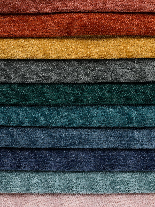 Chenille sofa na pinagtagpi ng tela