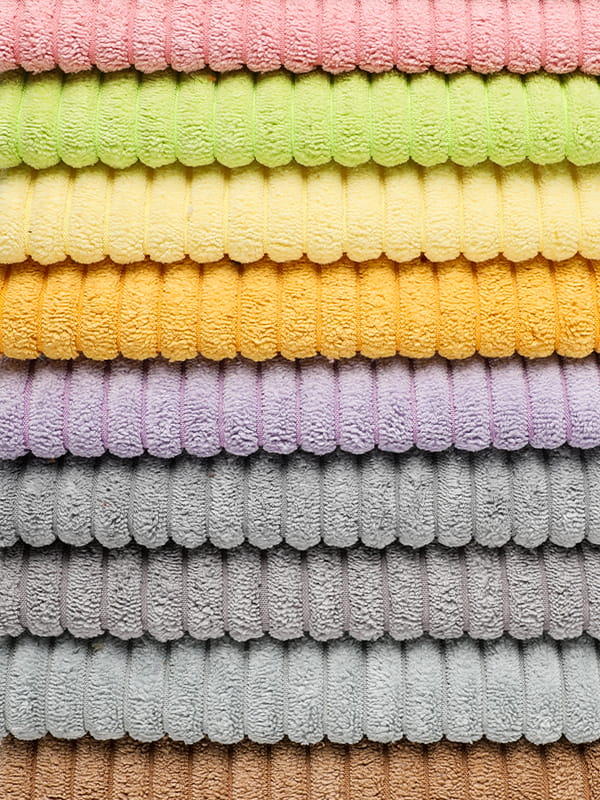 Corduroy sofa velvet tela