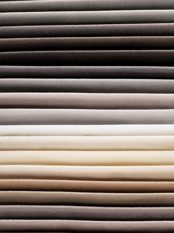 Peacock sofa matted velvet tela